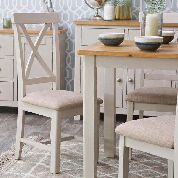 Oregon Oak & Stone Painted Dining Chair