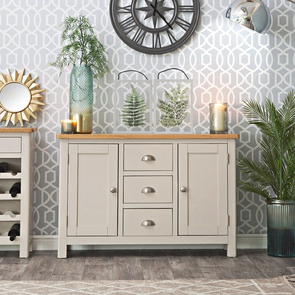 Oregon Oak & Stone Painted Sideboard - Large
