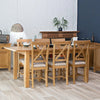 Oregon Oak Dining Table - Extending 1.6m
