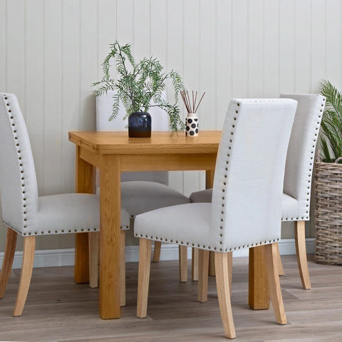 Oregon Oak Dining Table - Flip Top