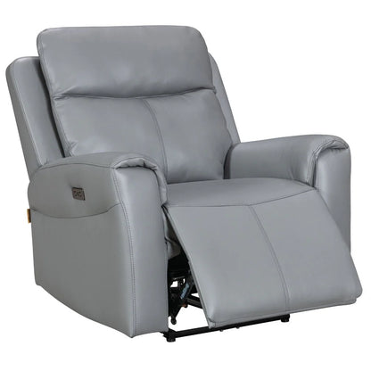 Turin Leather - Arm Chair - Electric Recliner - Dusk Grey