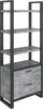Fusion Stone Bookcase With Drawers