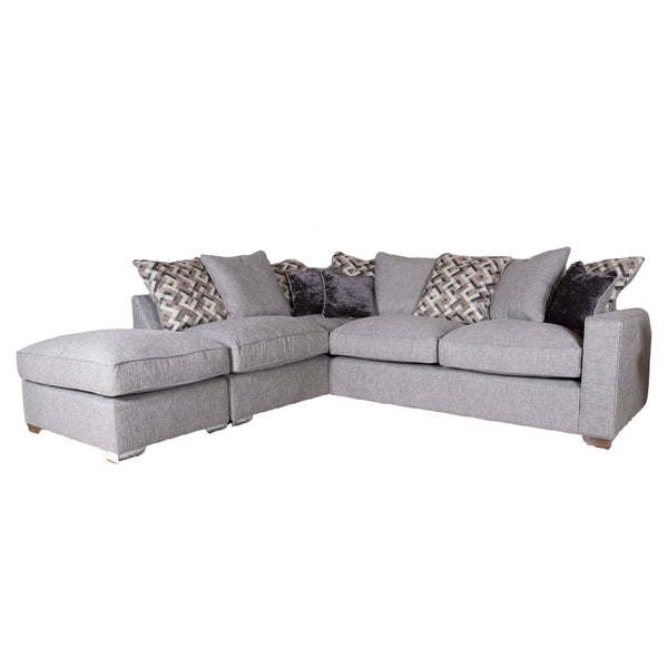 Chicago Sofa - 1 Corner 2 With Stool (Pillow Back)