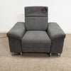 Deimos by ROM - R120 Electric Recliner Armchair - Tesini Grey (Showroom Clearance)