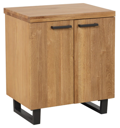 Fusion Oak 2 Door Storage Cabinet