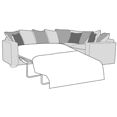 Chicago Sofa - 2 Corner 1 Sofa Bed (Pillow Back)