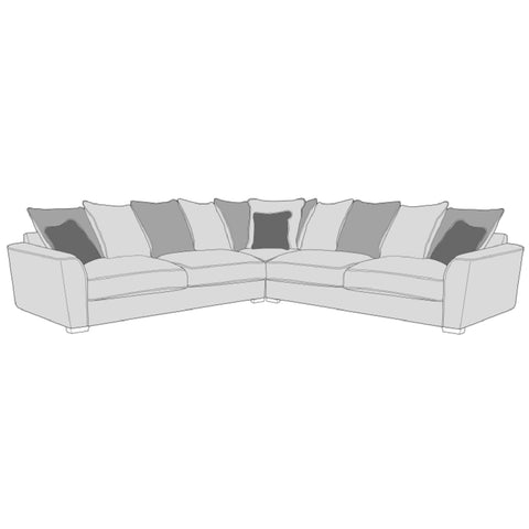 Atlantis Sofa - 2 Corner 2 (Pillow Back)