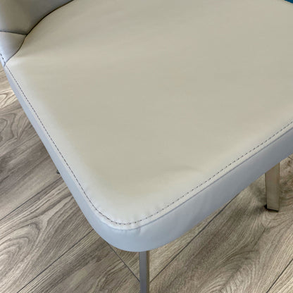 Flux Dining Chair - Cappuccino PU