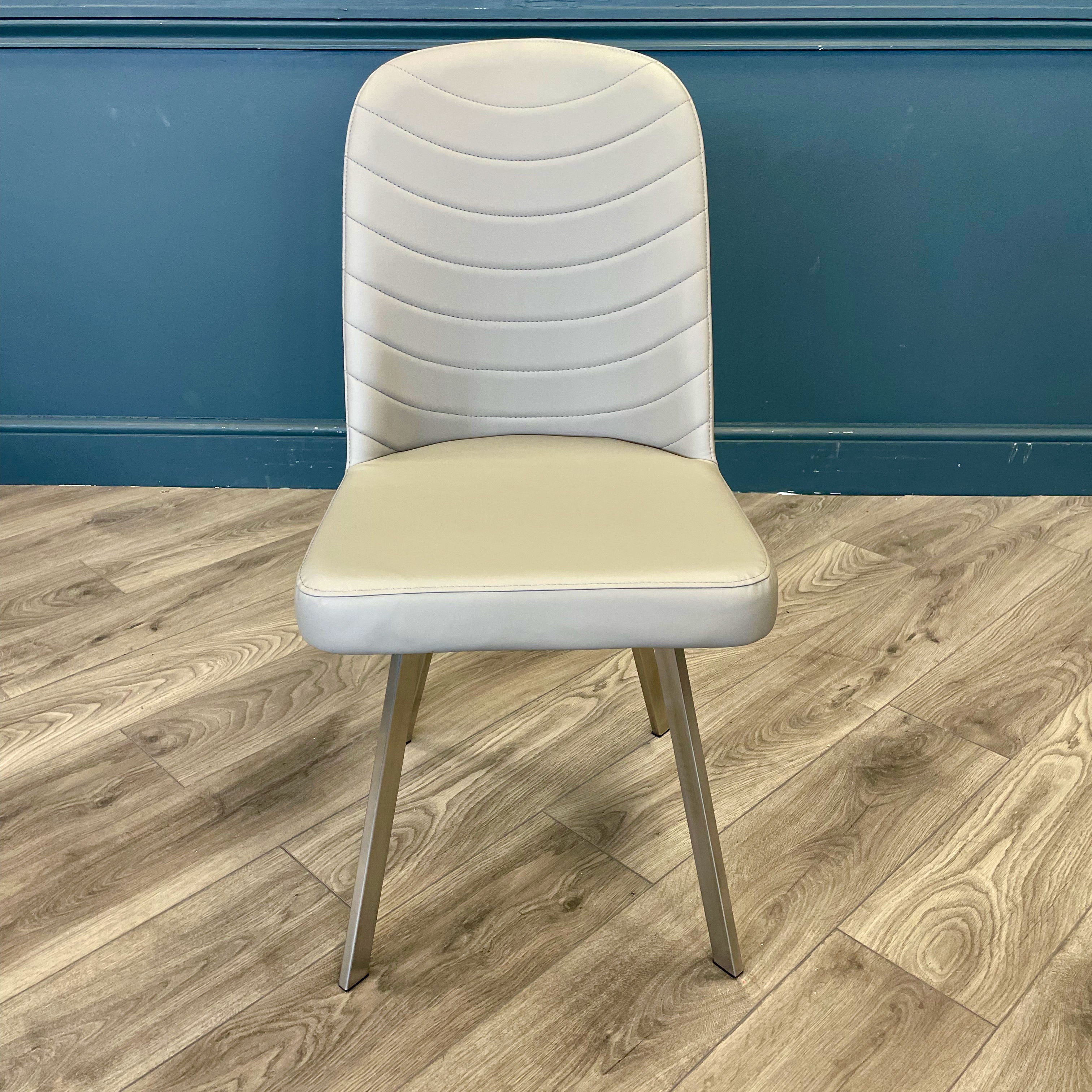 Flux Dining Chair - Cappuccino PU
