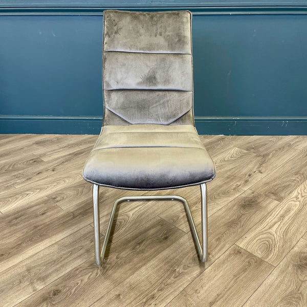 Modern Velvet Dining Chair The Oak Outlet Co.