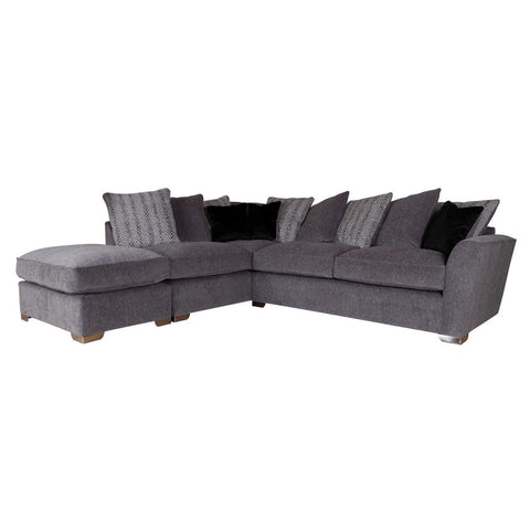 Atlantis Sofa - 1 Corner 2 with Stool (Pillow Back)