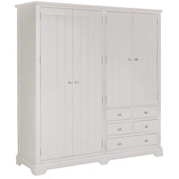 Berkeley 4 Door Wardrobe The Oak Outlet Co