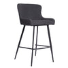 Alpha Bar Stool - Grey PU