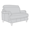 Beatrix Leather Sofa - Love Chair