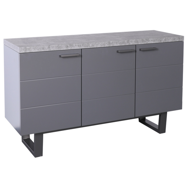 Fusion Stone 3 Door Sideboard