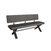 Fusion Upholstered Bench with Back - Large