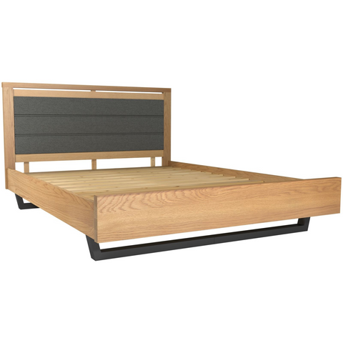 Fusion Oak Upholstered Bed - 4ft6 (Double)