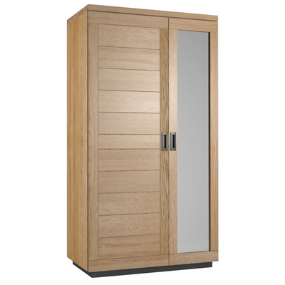 Fusion Oak Wardrobe - Double