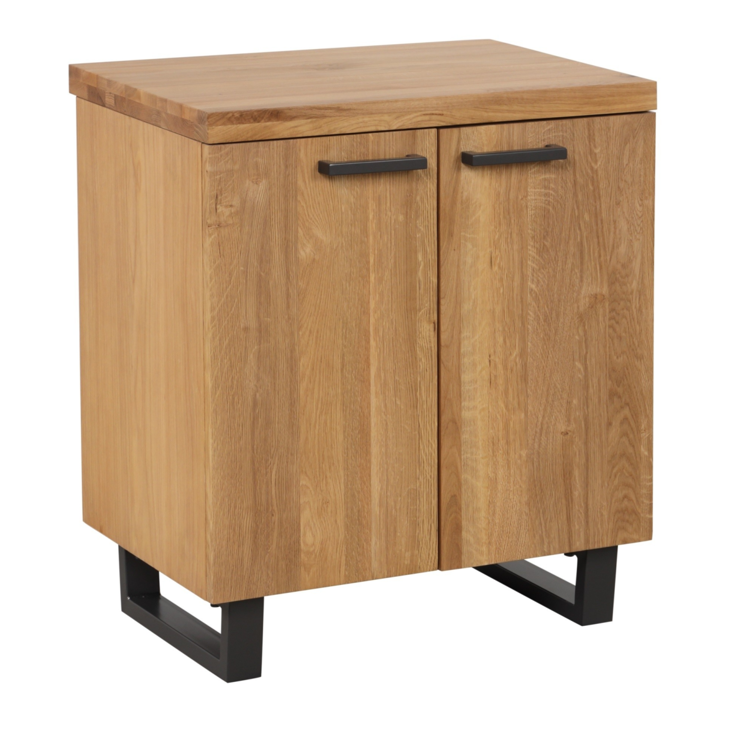 Fusion Oak 2 Door Storage Cabinet The Oak Outlet Co