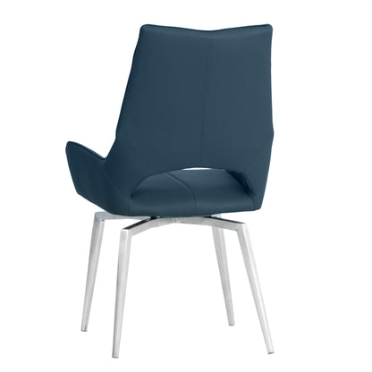 Sloane Dining Swivel Chair - Blue