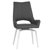 Sloane Dining Swivel Chair - Dark Grey