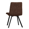 Lamport Diamond Stitch Dining Chair - Brown