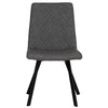 Lamport Diamond Stitch Dining Chair - Grey