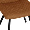 Lamport Diamond Stitch Dining Chair - Tan