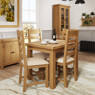Oakdale Oak Extending Dining Table - 1m