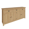 Oakdale Oak Sideboard - 4 Door