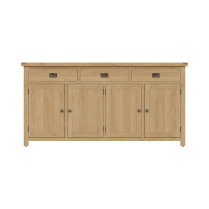 Oakdale Oak Sideboard - 4 Door