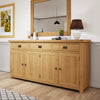 Oakdale Oak Sideboard - 4 Door
