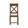 Oakdale Oak Cross Back Dining Chair - Padded Seat