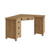 Oakdale Oak Computer Desk - Corner