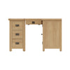 Oakdale Oak Computer Desk - Corner