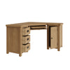 Oakdale Oak Computer Desk - Corner