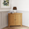 Oakdale Oak Corner Cabinet