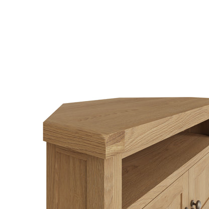 Oakdale Oak TV Unit - Corner