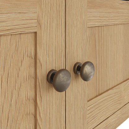 Oakdale Oak TV Unit - Corner