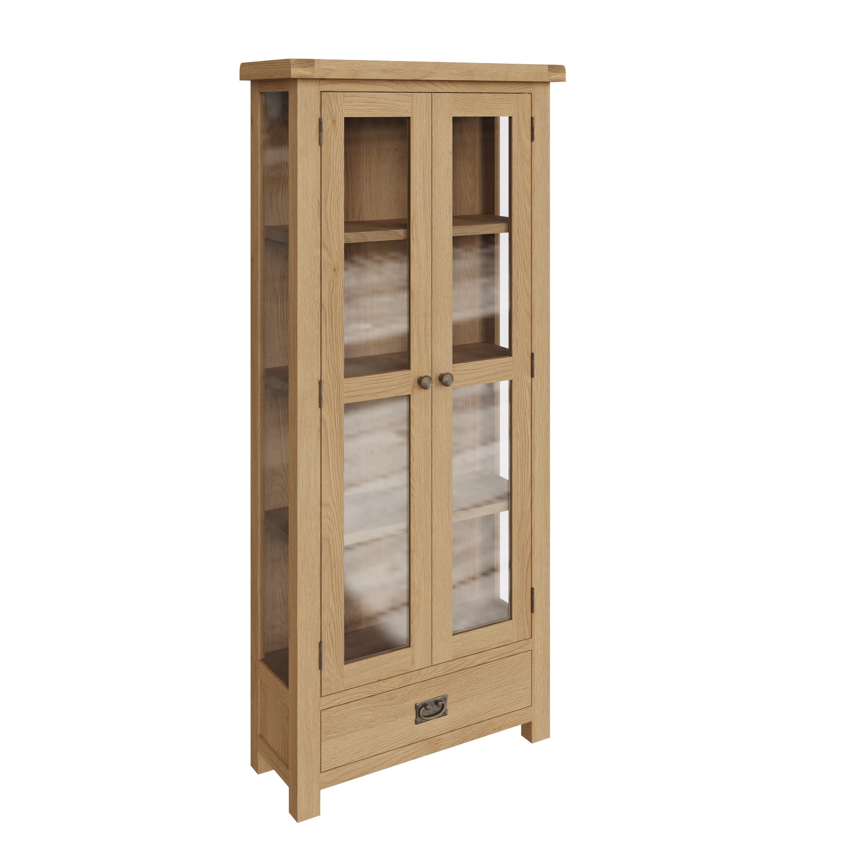 Oakdale Oak Display Cabinet