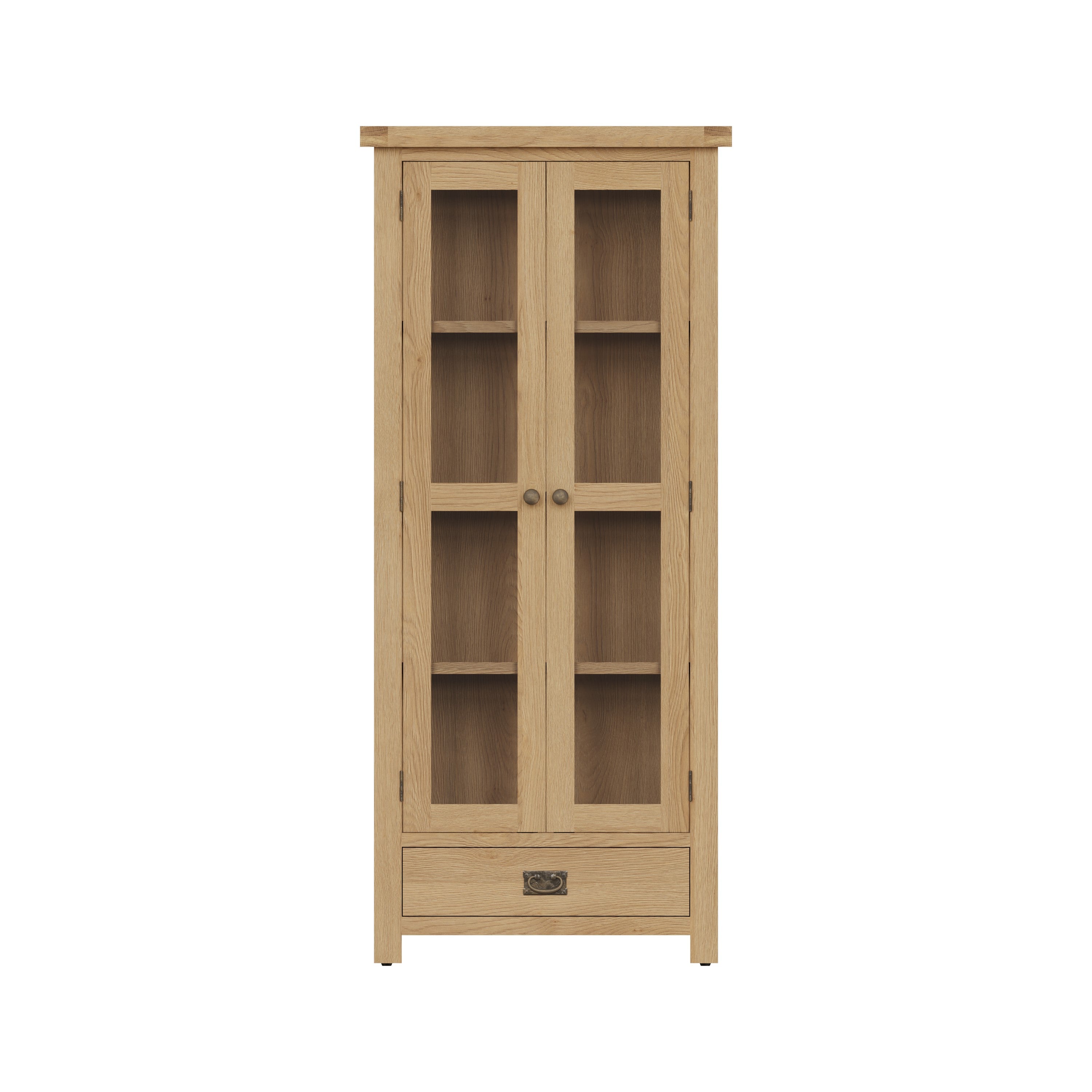 Oakdale Oak Display Cabinet