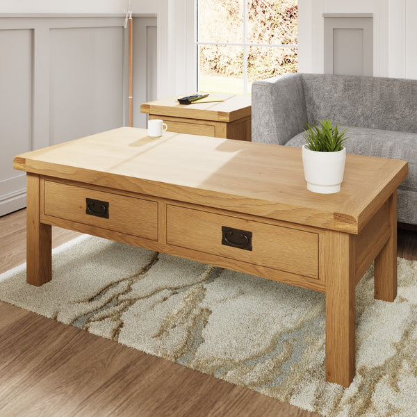 Oakdale Oak Coffee Table - Large