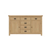 Oakdale Oak Sideboard - 2 Door, 6 Drawer