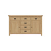 Oakdale Oak Sideboard - 2 Door, 6 Drawer