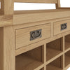 Oakdale Oak Monks Bench