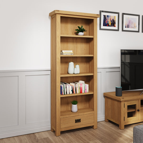 Oakdale Oak Bookcase - Medium