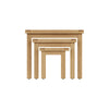 Oakdale Oak Nest of 3 Tables