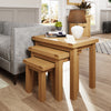 Oakdale Oak Nest of 3 Tables