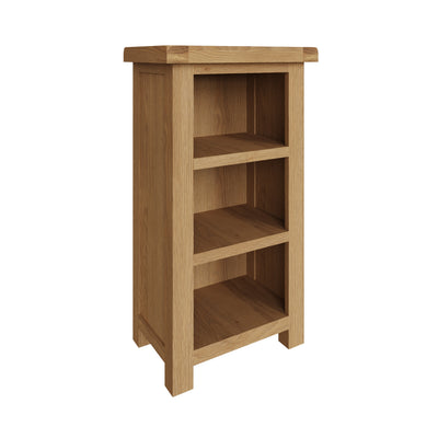 Oakdale Oak Bookcase - Narrow
