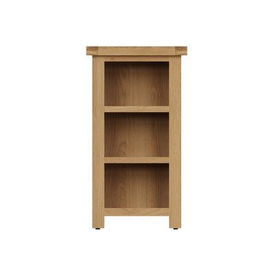 Oakdale Oak Bookcase - Narrow